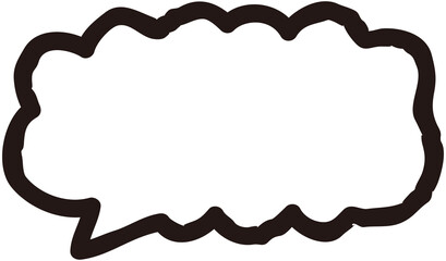 Dialog Doodle cloud box