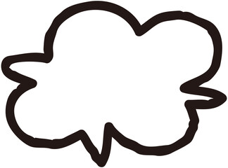 Dialog Doodle cloud box