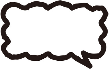 Dialog Doodle cloud box