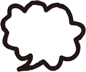 Dialog Doodle cloud box
