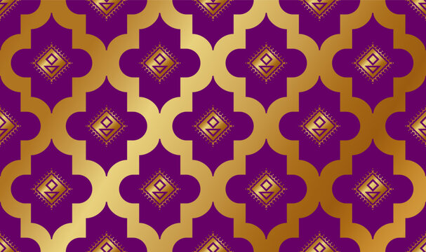 Moroccan art Diwali / Deepavali theme Indian Traditional handmade gold festival, ceremony, and weddings pattern