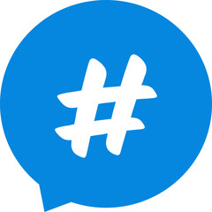 Obraz premium Bubble chat icon, Minimalist Speech Bubble Icon in circle Shape Vector Illustration Design