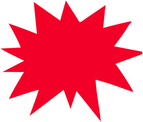 Explosion dialog bubble 
