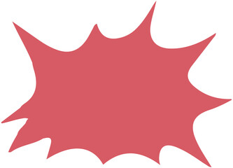 Explosion dialog bubble 
