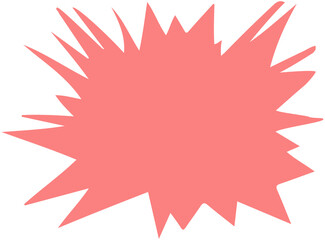 Explosion dialog bubble 
