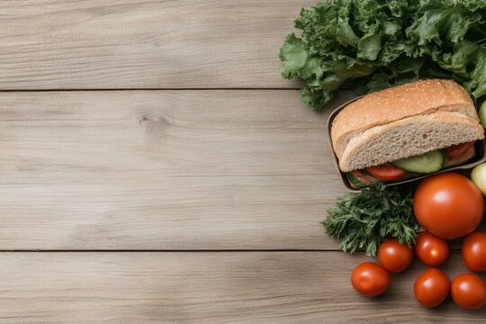 Celebrate National Pack Your Lunch Day with Rustic Charm Embrace Homemade Meals for Earth Day and World Health Day - Powered by Adobe