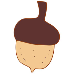 Acorn Vector Element Happy Thanksgiving