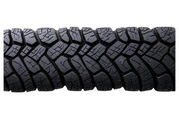 Bold black tire track pattern with rugged texture, perfect for designs