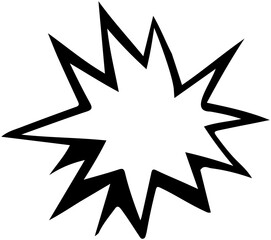 Explosion Comic Bubble
