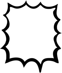 Explosion Comic Bubble
