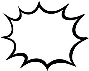 Explosion Comic Bubble