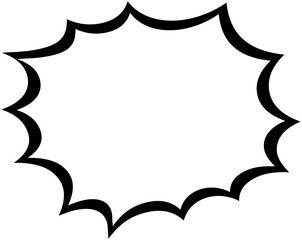 Explosion Comic Bubble