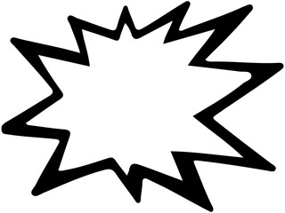Explosion Comic Bubble

