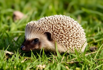 Fototapeta premium hedgehog in the grass