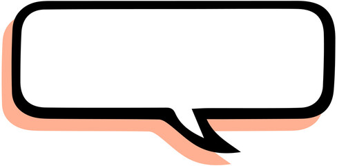 Naklejka premium Cute Dialog box 