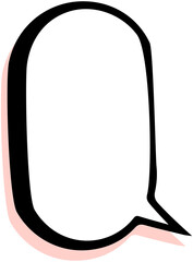 Speech bubble vertical
