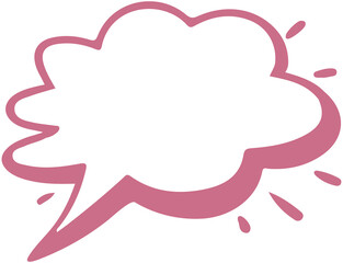 Dialog bubble pop art design
