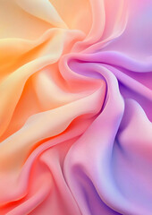 Obraz premium An Elegant Fabric Inspired Abstract Background Featuring Soft Gradient Folds that Add Depth and Texture, Perfect for Creating Stylish and Captivating Vertical Wallpapers. Generative Ai