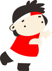 Children Celebrating Indonesia Independence  Day