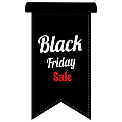Black Friday sale vector stamp for ad. Discount coupon sticker. Illustration, logo, stamp, tag, emblem, mark or seal.
