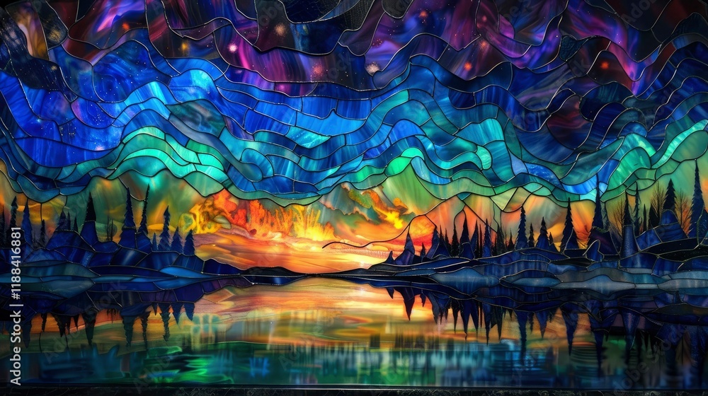 Poster colorful abstract background. computer generated 3d photo rendering illustration.