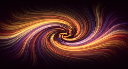 Cosmic Whirl: An abstract digital artwork featuring a swirling vortex of vibrant colors, creating a mesmerizing visual experience that evokes feelings of cosmic energy and celestial wonder.  