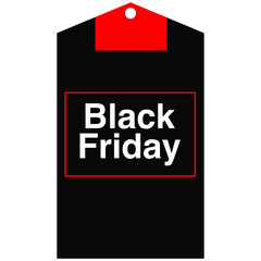 Black Friday sale vector stamp for ad. Discount coupon sticker. Illustration, logo, stamp, tag, emblem, mark or seal.