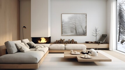 Minimalist and Scandinavian Inspired Modern Home Interior Design with Clean Lines Natural Lighting and Neutral Color Palette