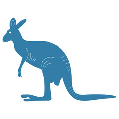 Illustration of Kangaroo Australia