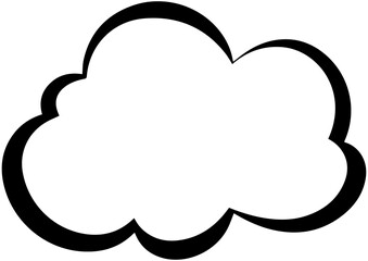 Comic Cloud Explosion Bubble
