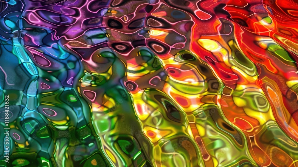 Aufkleber abstract coloring background of the nature gradient with visual wave and lighting effects