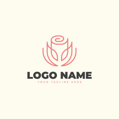 Rose Logo Vector