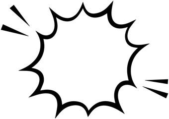 Obraz premium Exclamation Bubble Frame 