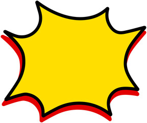 Color arrow cartoon icon