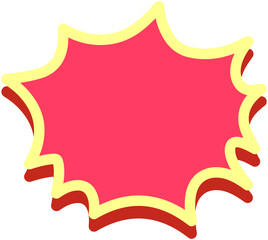 Color arrow cartoon icon