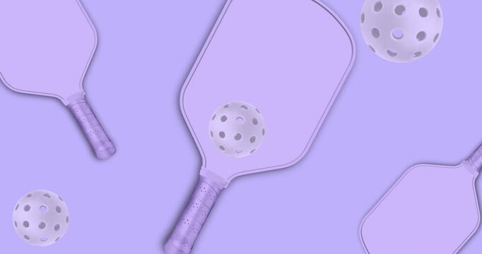 Pickleball, Pickleball Black Screen, Pickleball Footage, Paddle, Pickle, Pickleball Stock Video, American Pickleball, Colorful Pickleball