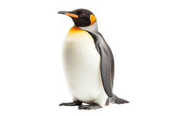 Fototapeta premium Adorable Penguin Isolated on a transparent Background Perfect for Nature and Wildlife Themes
