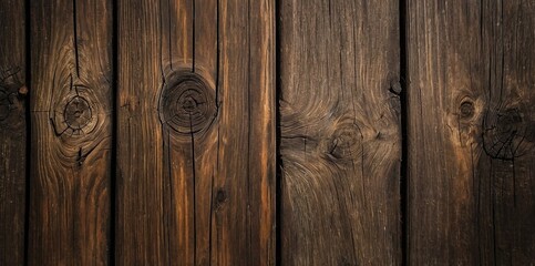 Obraz premium Dark Wood Texture Background Surface Top View. Old and Weathered. Detailed Grain Texture. Natural Organic Texture. Deep Dark Tones. Ideal for Rustic or Vintage Backgrounds. Textured Designs Template