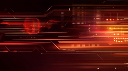 Futuristic circuit board technology background featuring intricate digital connections, microchip patterns, and high-tech electronic design elements in a modern abstract style for innovation and data 