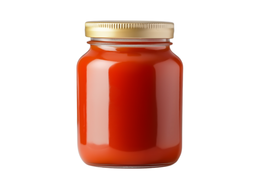 isolated on a transparent background1 - A jar of tomato sauce isolated on a transparent background png 