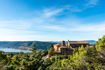 Fototapeta premium Monastery of San Salvador de Leyre. Yesa, Navarre, Spain.