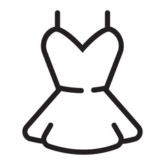 Nightgown  line icon