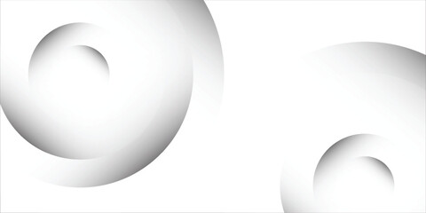 Abstract white and gray color, modern design stripes background with geometric round shape. eps10 vektor