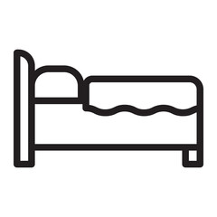bed line icon