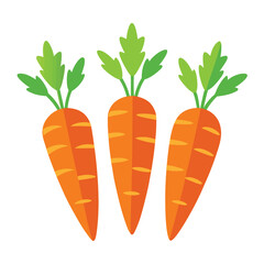 carrot isolated on white background