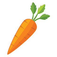 carrot isolated on white background