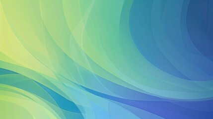 Fototapeta premium Abstract Green Blue Swirl Wallpaper
