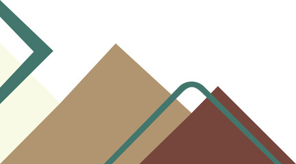 Mosaic Triangle Geometric Corner 