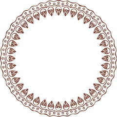 Beautiful flower art and mandala vector design