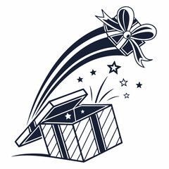 gift box with ribbon